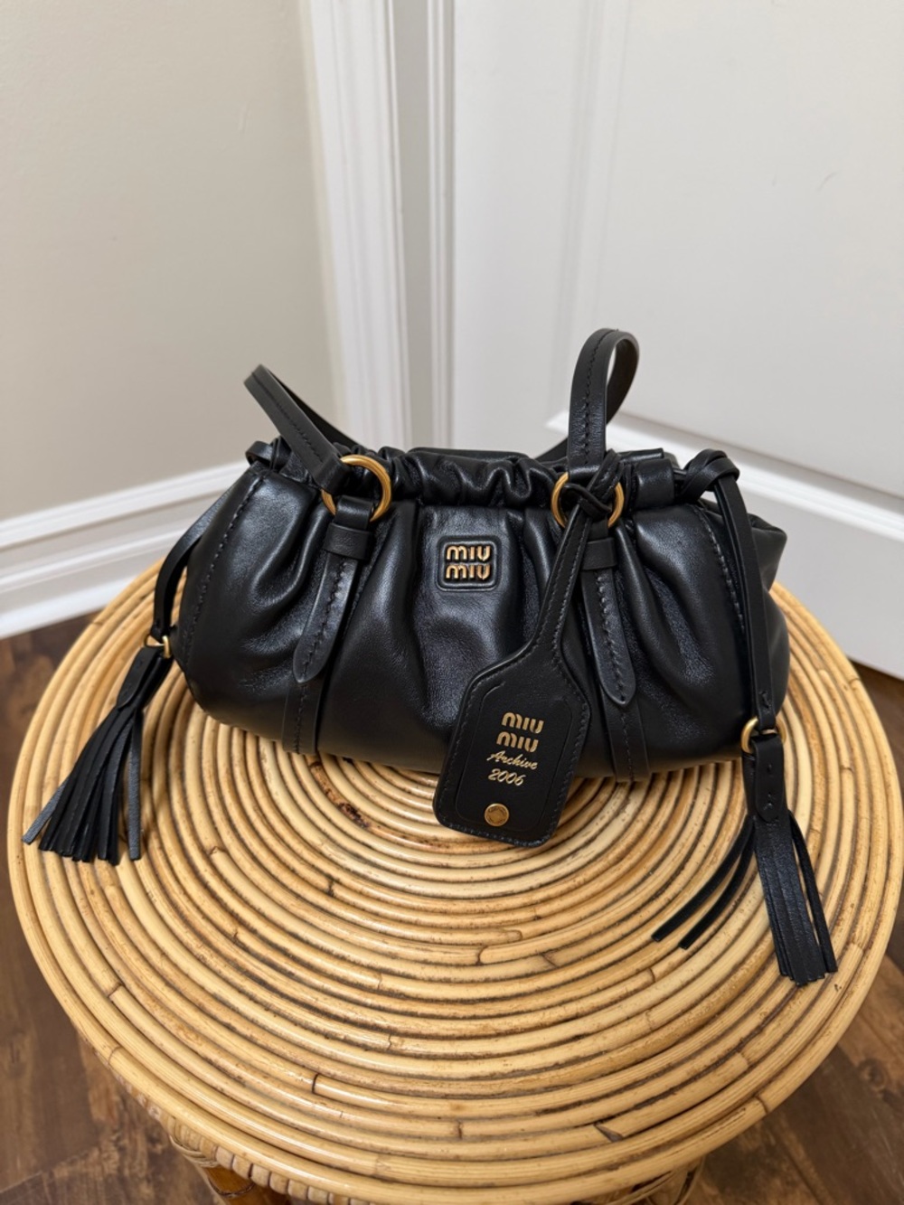 Miu Miu Mini Joie Napps Shoulder bag